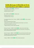 EXPH 386 Exam 4 UPDATED ACTUAL   Exam Questions and CORECT Answers
