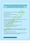5&period;0 AQUATIC & MOSQUITO EXAM 2025 QUESTIONS AND ANSWERS