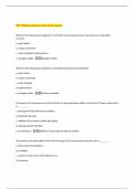 PHY 150 Exam Questions with correct answers 