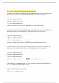 PHY 150 Ch 11 Prelecture Exam 2 Questions with correct answers 