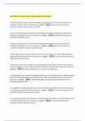 PHY 150 Ch 11 Prelecture Exam 2 Questions with correct answers 