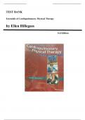 Test Bank for Essentials of Cardiopulmonary Physical Therapy&comma; 3rd Edition by Ellen Hillegass&comma; Chapter 1-22