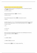 PHY 150 Ch 11 Prelecture Exam 2 Questions with correct answers 
