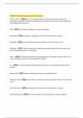 PHY150 Test &num;4 Exam Questions with correct answers 