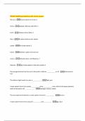 PHY150 Test&num;2 Exam Questions with correct answers 