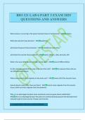 BIO 121 LAB 6 PART 2 EXAM 2025 QUESTIONS AND ANSWERS