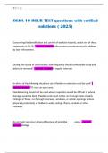 OSHA 10 Hour Test questions with verified solutions &lpar; 2025&rpar;
