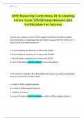 AIPB Mastering Corrections Of Accounting Errors Exam 2025&vert;Comprehensive Q&A Certification For Success