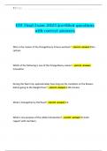 OTF Final Exam 2025 &vert;certified questions with correct answers