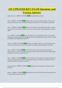 AIT UPDATED KEY EXAM Questions And  Correct Answers
