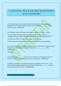 CIVIL 3D Exam Package Deal Questions and Verified Answers &lpar;2025 &sol; 2026&rpar;