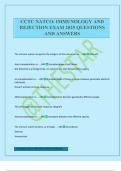 CCTC NATCO&colon; IMMUNOLOGY AND REJECTION EXAM 2025 QUESTIONS AND ANSWERS