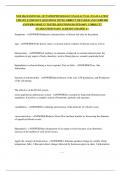 NUR 2063 ESSENTIAL OF PATHOPHYSIOLOGY EXAM-ACTUAL EXAM-LATEST UPDATE &vert;COMPLETE QUESTIONS WITH CORRECT DETAILED AND VERIFIED ANSWERS-MOSTLY TESTED QUESTIONS&vert; RATED 100&percnt; CORRECT&excl;&excl; GUARANTEED PASS&excl;&excl; ALREADY GRADED A&plus;