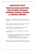 MCKISSOCK USPAP PRACTICE EXAM QUESTIONS WITH CORRECT DETAILED ANSWERS &vert; ALREADY GRADED A&plus;<RECENT VERSION>