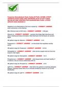 2025 Fresenius Hemodialysis Study Guide &lbrack;ACTUAL EXAM&rsqb; LATEST VERSION &lbrack;QUESTIONS AND ANSWERS&rsqb;   BUNDLE