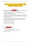 SCCJA LEGALS UNIT 3 EXAM WITH 100&percnt; VERIFIED ANSWERS &lpar;2025&rpar;