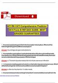 ATI RN VATI Comprehensive Predictor 2019 Form B RETAKE GUIDE- BEST GRADES GUARANTEED&period;