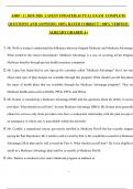 AHIP - 2 &vert; 2025-2026  LATEST UPDATED&vert;ACTUAL EXAM  COMPLETE QUESTIONS AND ANSWERS &vert; 100&percnt; RATED CORRECT &vert; 100&percnt; VERFIED &vert; ALREADY GRADED A&plus;