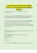 CA HA Dispensing written UPDATED  ACTUAL  Exam Questions and CORECT  Answers 