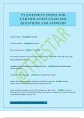  EMISSIONS Exam Package Deal Questions and Verified Answers &lpar;2025 &sol; 2026&rpar;