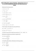 2025 UF MAC 2233 - Survey of Calculus I - Review Exam 3 &lpar;3&period;4&comma; 4&period;1&comma; 4&period;2&comma; 4&period;4&rpar; WITH ANSWERS KEY ON LAST THE PAGES University of Florida