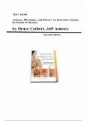 Test Bank for Anatomy & Physiology for Health Professions&comma; 2nd Edition &lpar;by Bruce J&period; Colbert&comma; 2010&rpar;&comma; Chapter 1-19 &vert;All Chapters