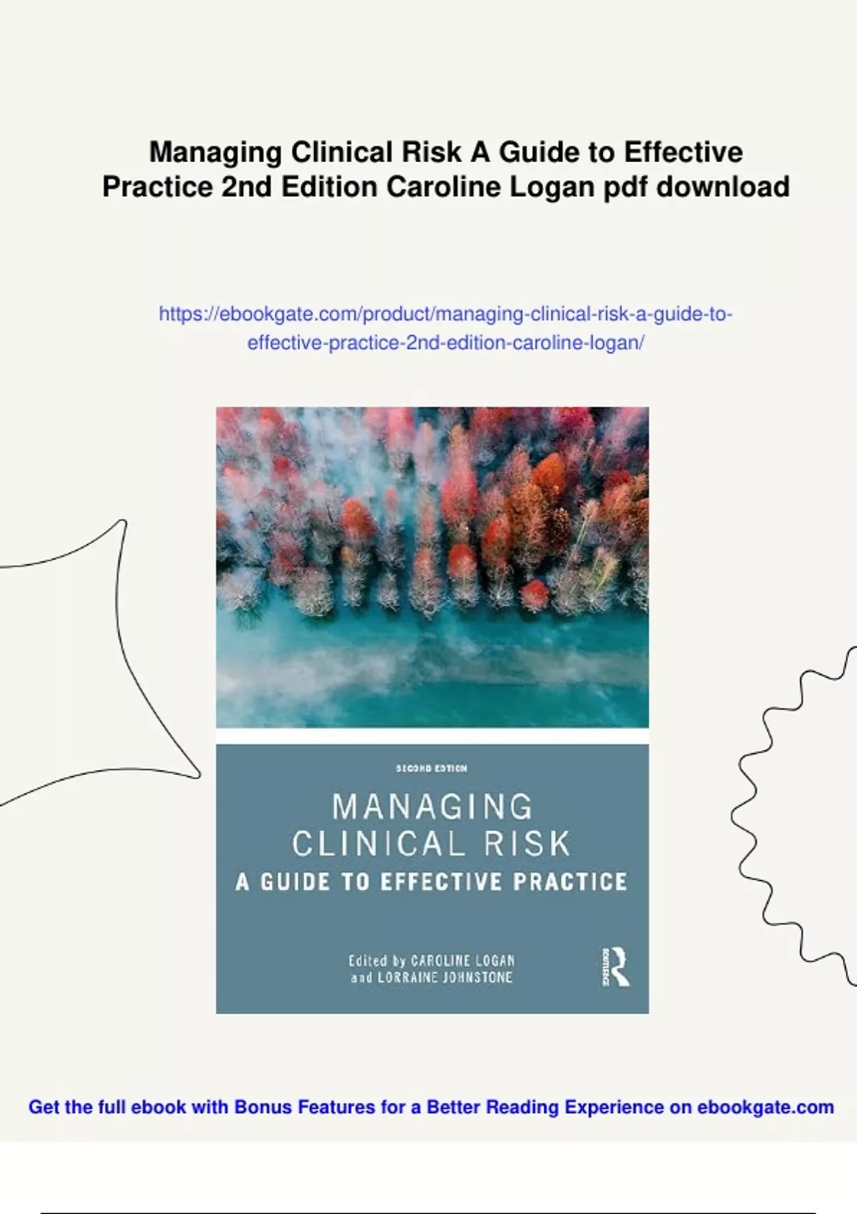 Summary Managing Clinical Risk A Guide to Effective Practice 2nd ...