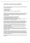 CEOE OSAT QUESTIONS AND ANSWERS