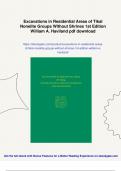 Excavations in Residential Areas of Tikal Nonelite Groups Without Shrines 1st Edition William A&period; Haviland - Instant Download