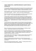 OSAT PRINCIPAL COMPREHENSIVE QUESTIONS & ANSWERS
