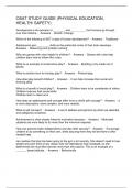 OSAT STUDY GUIDE &lpar;PHYSICAL EDUCATION&comma; HEALTH&sol; SAFETY&rpar;