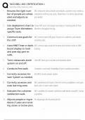 Taco Bell Training Certification &sol; Score 100&percnt; Guaranteed &sol; 2025 Update &sol; Study Guide & Quiz Answers