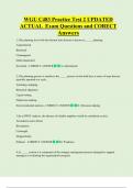 WGU C483 Practice Test 2 UPDATED  ACTUAL  Exam Questions and CORECT  Answers