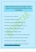 IBSS 1540 EXAM 3 LECTURE 6 AND 7 TRAKA&period; EXAM 2025 QUESTIONS AND ANSWERS