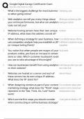 Google Digital Certification &sol; Score 100&percnt; Guaranteed &sol; 2025 Update &sol; Digital Marketing Exam Prep Guide