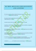 KU BIOL 600 EXAM 4 2025 QUESTIONS AND ANSWERS