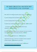 KU BIOL 600 Exam Package Deal Questions and Verified Answers &lpar;2025 &sol; 2026&rpar;