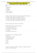 NCC Electronic Fetal Monitoring Certification Exam Questions and Answers Latest Update 2025