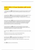 SOWK 2100 ch 13 Exam Questions with correct answers