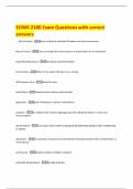 SOWK 2100 Exam Questions with correct answers