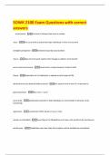 SOWK 2100 Exam Questions with correct answers