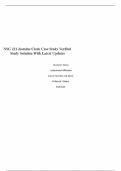 NSG 221 Jasmine Clark Case Study Verified Study Solution With Latest Updates