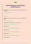 RAD 165 Questions with Detailed Verified Answers
