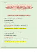 NURS231 EXAM NEWEST 2025 PACKAGE DEAL&vert; NURS231 PATHOPHYSIOLOGY FINAL EXAM PREP WITH COMPLETE ACTUAL EXAM QUESTIONS AND CORRECT DETAILED ANSWERS &lpar;VERIFIED ANSWERS&rpar; GRADED A  &lpar;BRAND NEW&excl;&excl;&rpar;