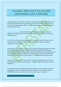 NAADAC PRACTICE EXAM 2025 QUESTIONS AND ANSWERS