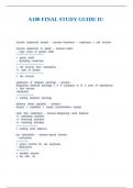 A100 FINAL STUDY GUIDE IU&period;