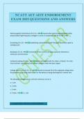 NCATT AET AEIT ENDORSEMENT EXAM 2025 QUESTIONS AND ANSWERS