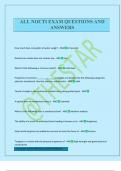 ALL NOCTI EXAM QUESTIONS AND ANSWERS