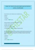 NOCTI TEST EXAM 2025 QUESTIONS AND ANSWERS