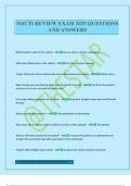 NOCTI REVIEW EXAM 2025 QUESTIONS AND ANSWERS